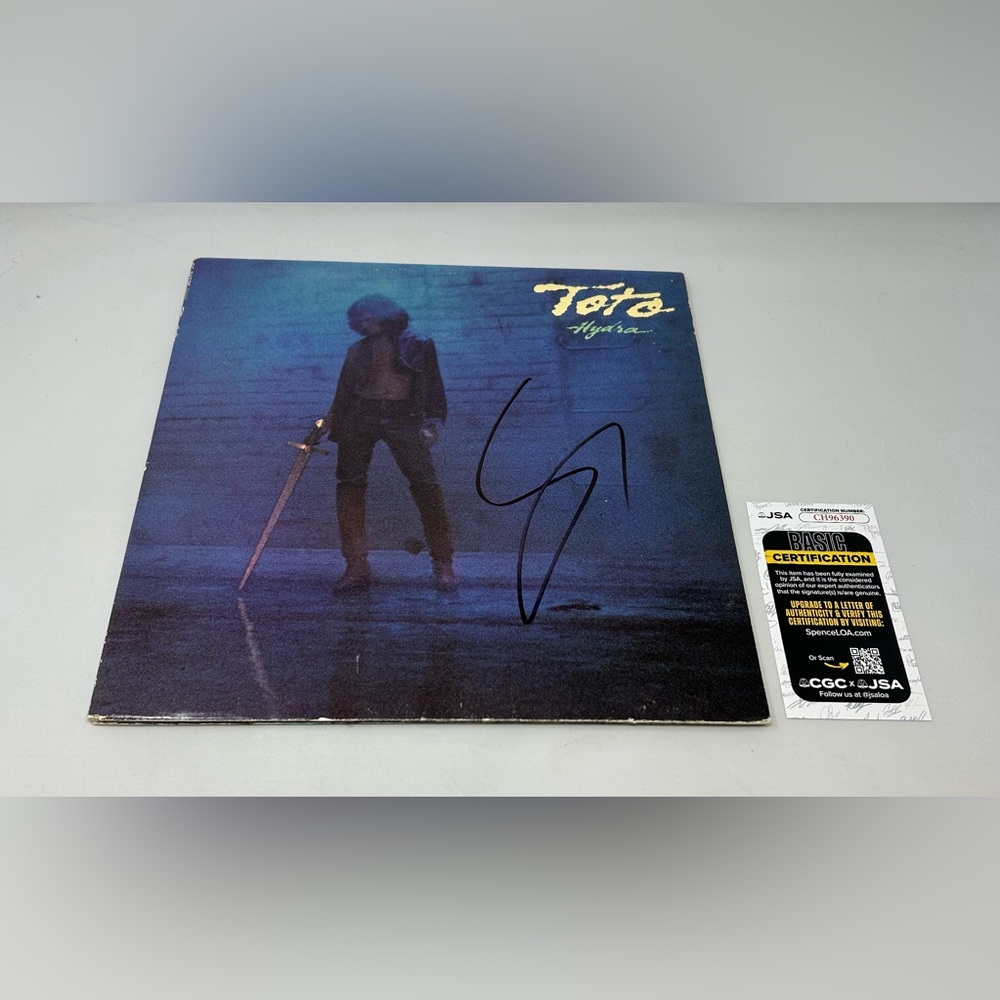 Steve Lukather signed Toto Hydra Album JSA COA